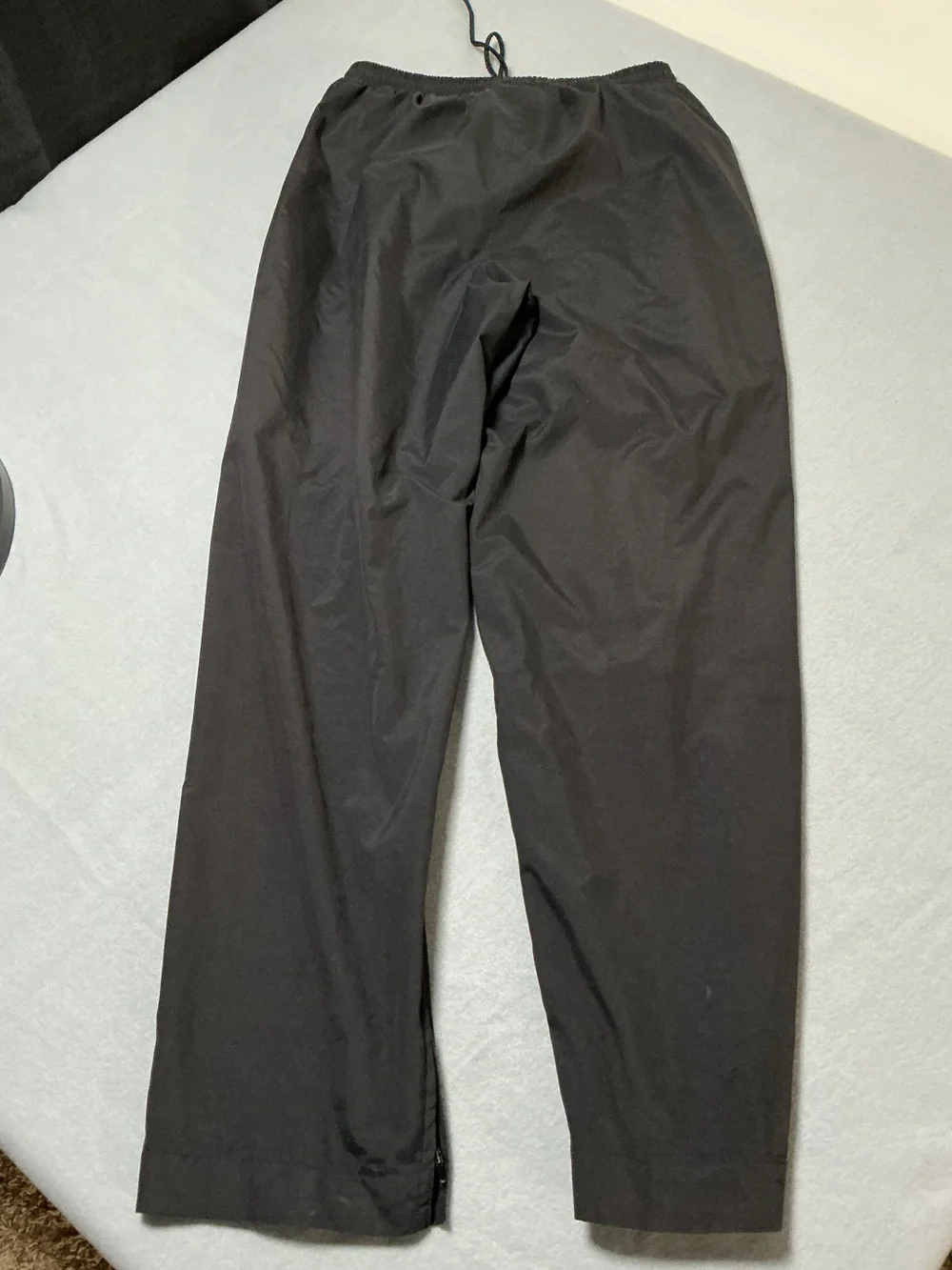 Sun Mountain Rain Pants Men’s M Black Waterproof Golf Full Zip Leg